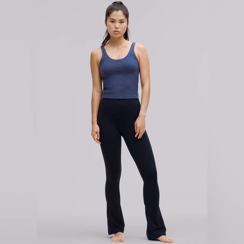 NWT lululemon glow up tank club blue size 8